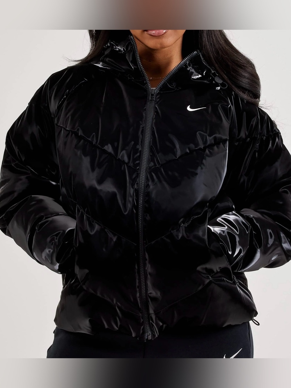 Nike Sportswear Therma-Fit SHINE Puffer Jacket HV5242-010 Women’s Size Medium